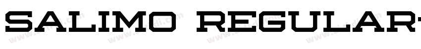 Salimo Regular字体转换 Salimo Regular字体转换